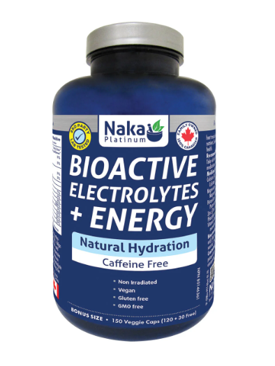 Naka Bioactive Electrolytes + Energy, 150Caps