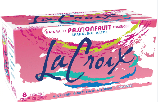 La Croix Passion Fruit Sparkling Water (8 Pack)