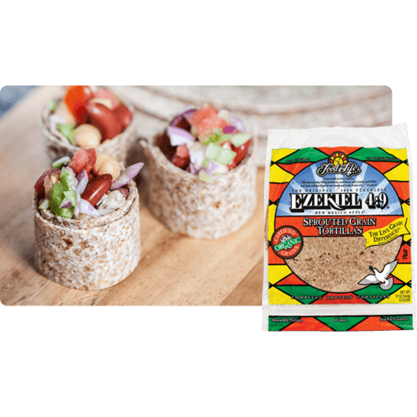 Food For Life Ezekiel 4:9 Sprouted Whole Grain Tortilla - 340G/6 Count