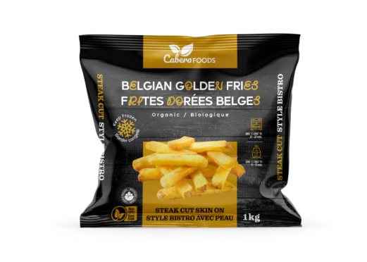 Cabera Foods Belgain Golden Fries Steak Cut Skin On, 1Kg