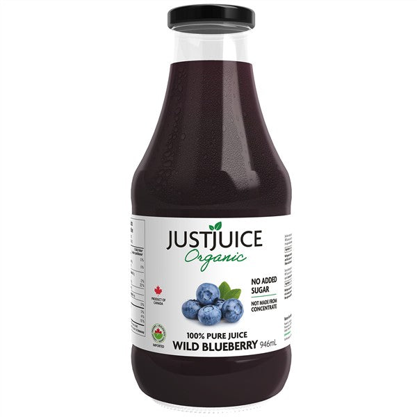 Just Juice: Organic Wild Blueberry Juice – 1L