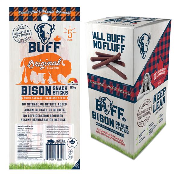 Buff Bison Snack Original 125G