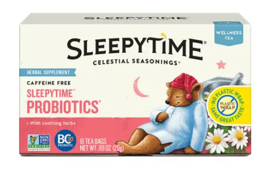 Celestial Seasonings Sleepytime Probiotics Wellness Tea, 18Ct