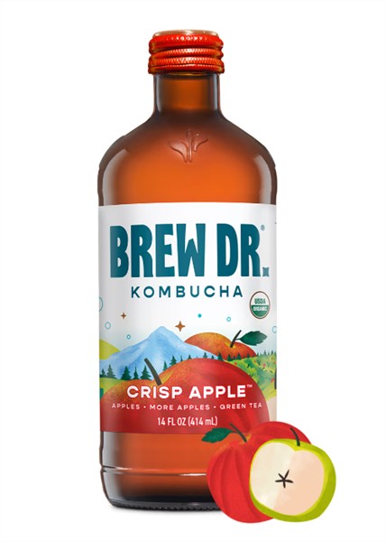 Brew Dr. Kombucha - Crisp Apple, 414Ml