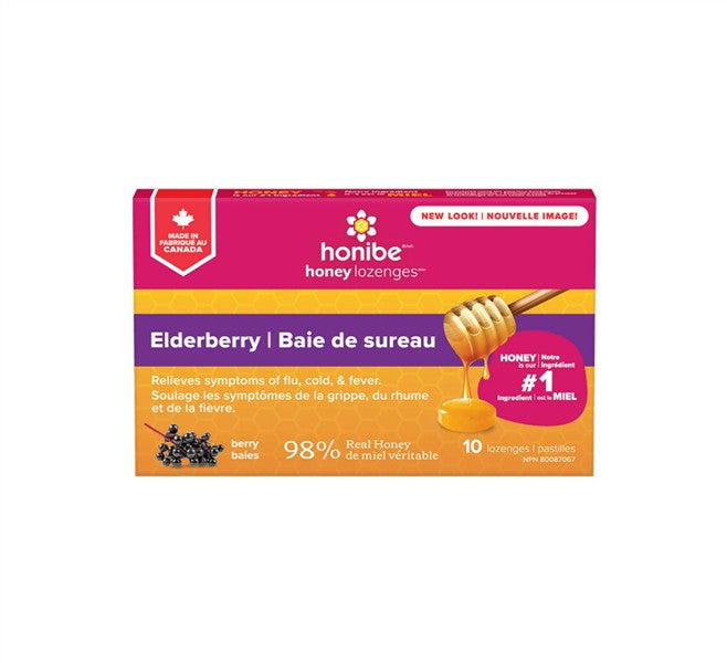 Honibe- Elderberry Lozenges, 10 Pack