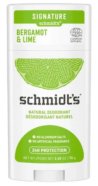 Schmidt's Bergamot + Lime Deodorant 75G