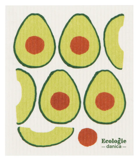 Ecologie Swedish Sponge Cloth - Avocados