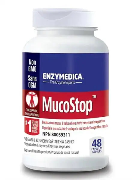Enzymedica Mucostop, 48Caps