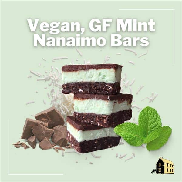 Schoolhouse Glutenfree Vegan Mint Nanaimo Bar, 4 Squares
