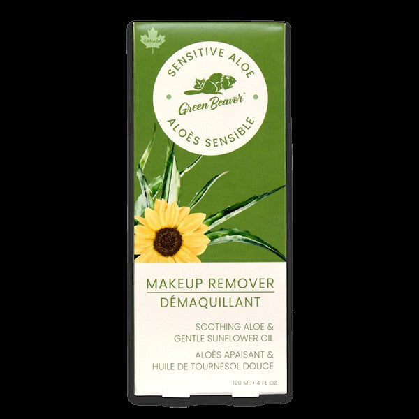 Green Beaver Sensitive Aloe Make-Up Remover - 120Ml