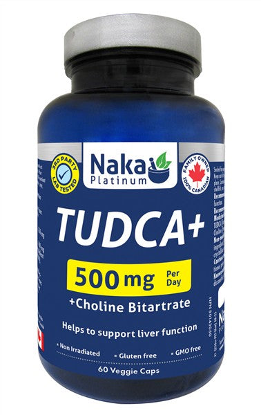 Naka Platinum TUDCA+ 500Mg, 60Cap