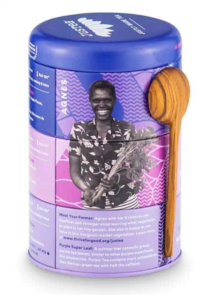 JUSTEA - Loose Leaf Purple Tea Trio Tin