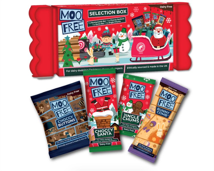 Moo Free Chocolate Holidays Selection Box, 90G