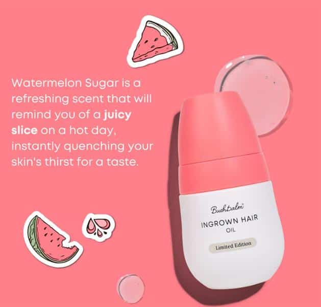 Bushbalm - Ingrown Hair Oil, Watermelon Sugar, 30Ml