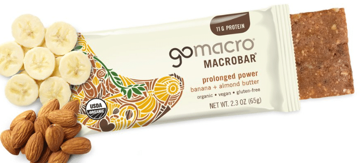 Gomacro Macrobar - Banana + Almond Butter, 65G