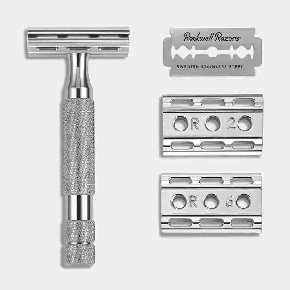 Double-Edge-Safety-Razor-6C-Gunmetal-Chrome-2