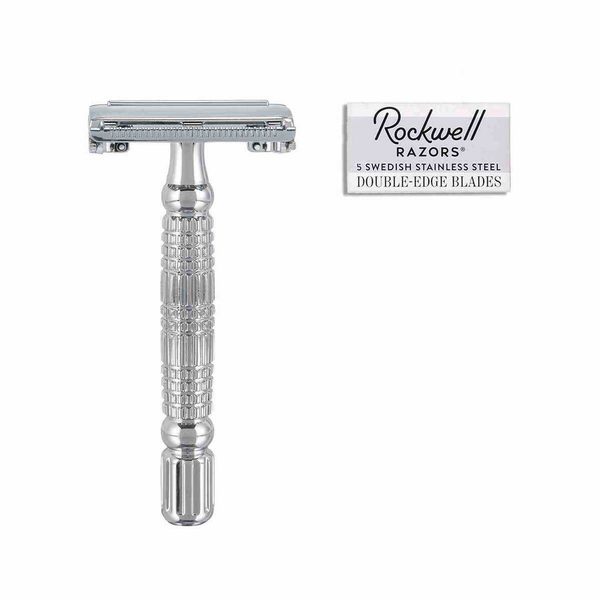 Double-Edge-Safety-Razor-R1-White-Chrome-