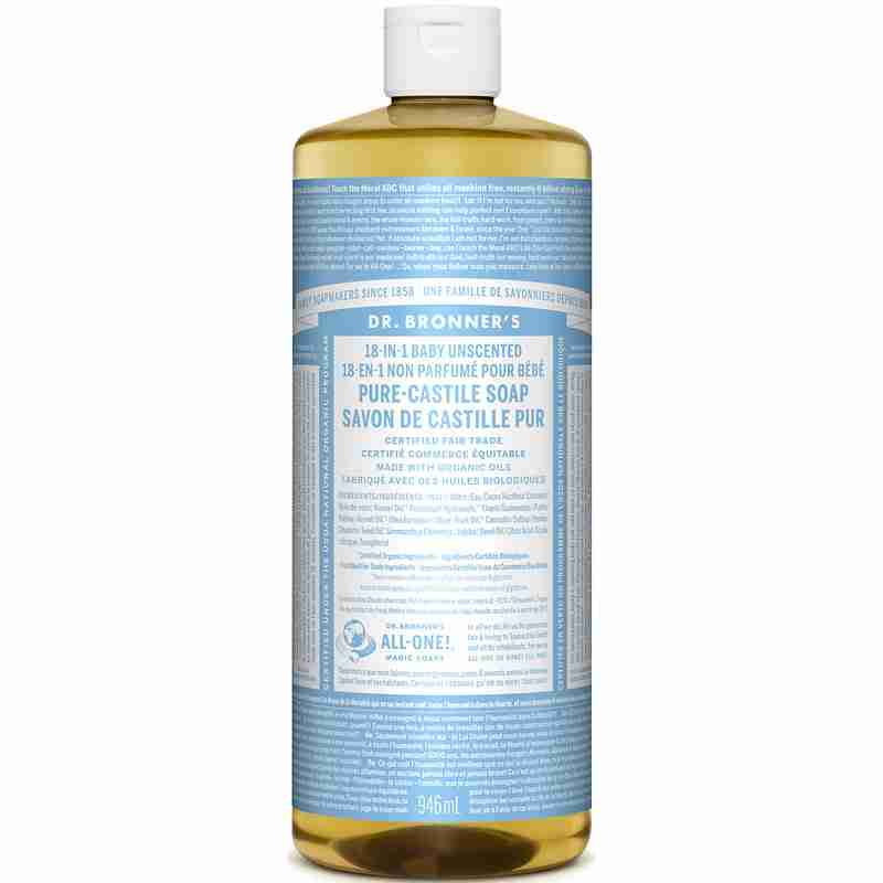 Dr.-Bronners-Organic-Pure-Castile-Liquid-Soap-Baby-Unscented-946ml