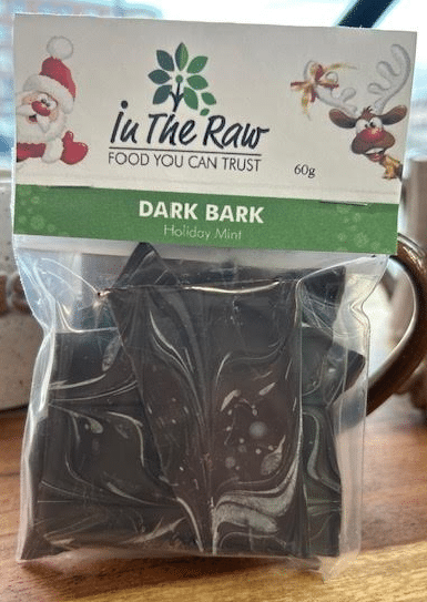 In The Raw Holiday Mint Dark Bark 60G