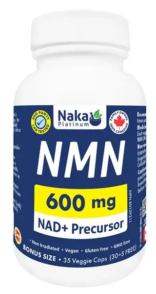 Naka Platinum NMN 600Mg, 35Caps