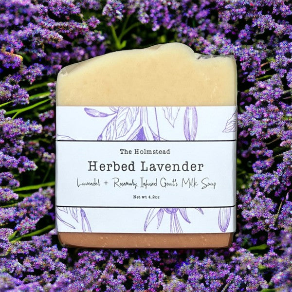 The Holmstead Herbed Lavender Bar Soap, 4.2Oz