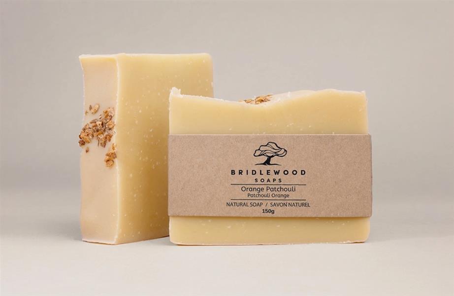 Bridlewood Soaps - Orange Patchouli Bar Soap. 150G