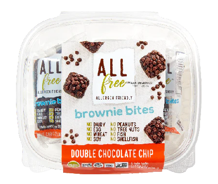 O'doughs Double Chocolate Chip Brownie Bites, 48G