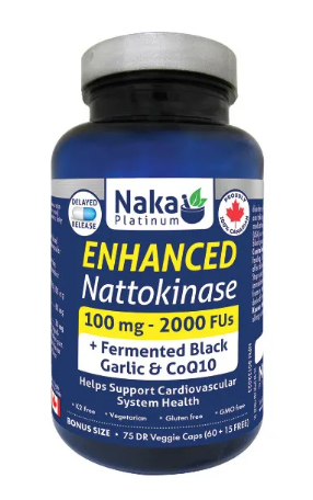 Naka Platinum Enhanced Nattokinase 100Mg 75Caps