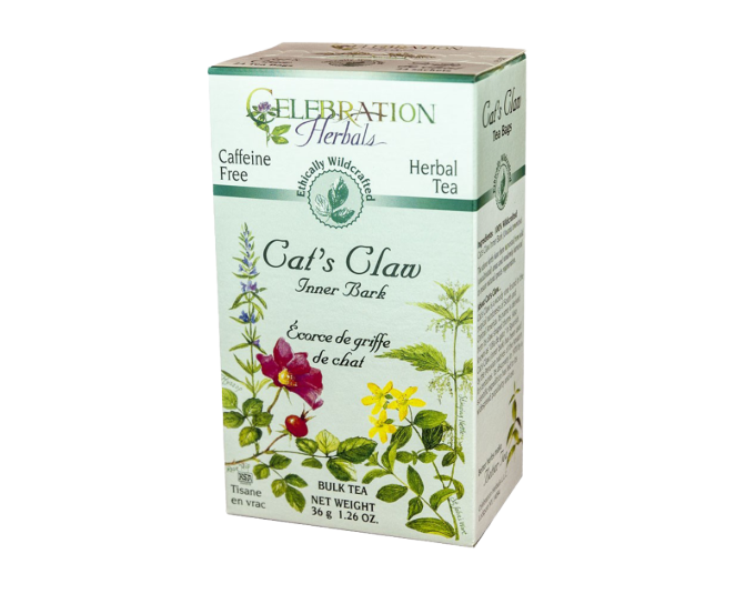 Celebration Hebals Cat's Claw Inner Bark Tea, 24Bgs