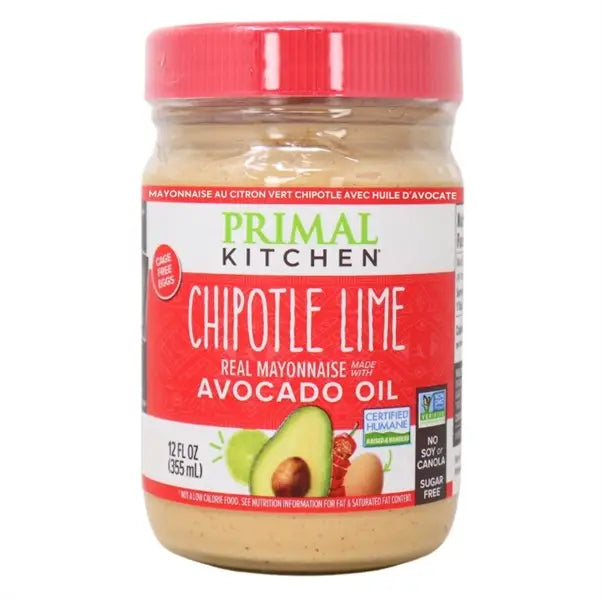 Primal Kitchen Chipotle Lime Mayo With Avocado Oil, 355Ml