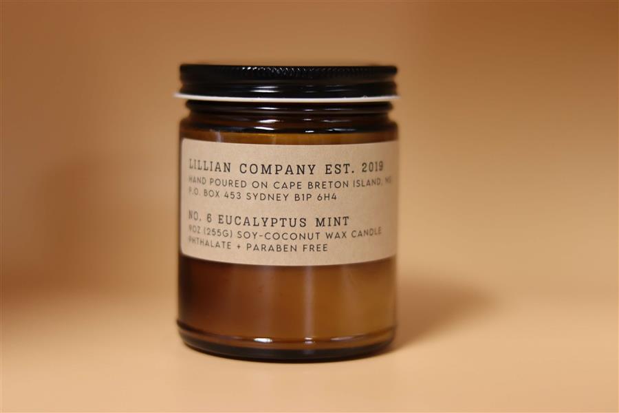 Lillian Co - Eucalyptus Mint Candle, 9Oz