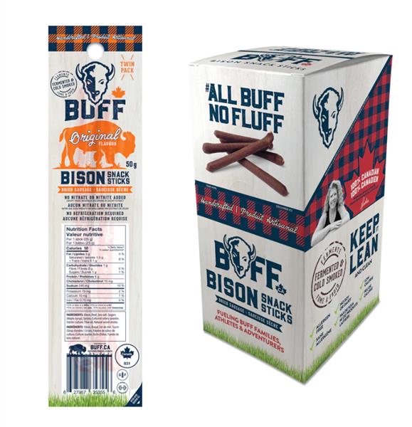 Buff Bison Snack Stick Original 50G