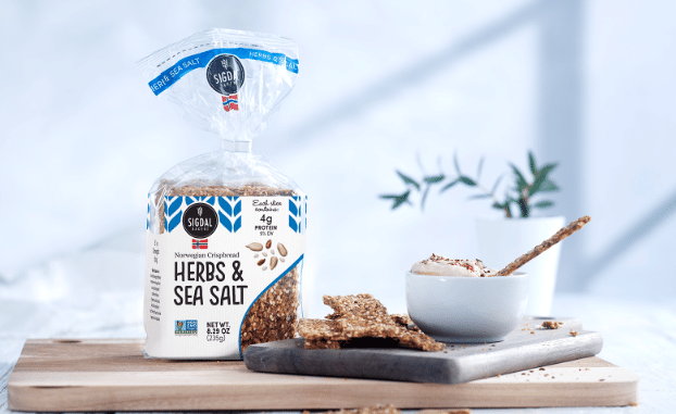 Sigdal Bakeri Crisp Bread - Herbs And Sea Salt, 235G