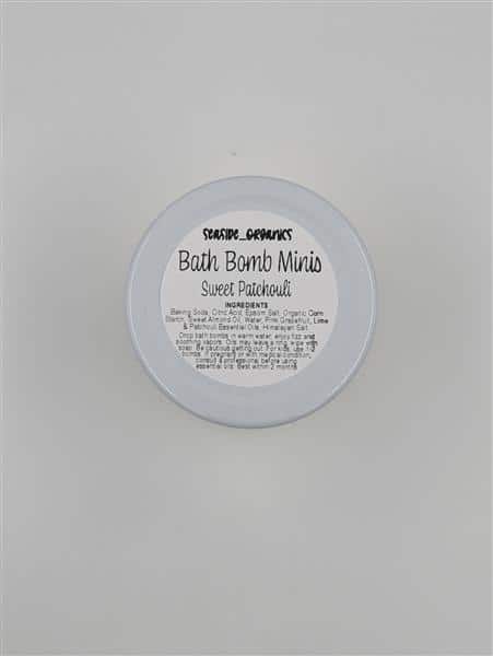Seaside Organics Mini Bath Bombs Sweet Patchouli
