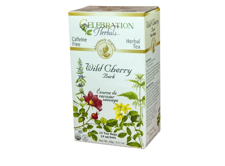 Celbration Herbals Organic Wild Cherry Root Tea, 24Bgs
