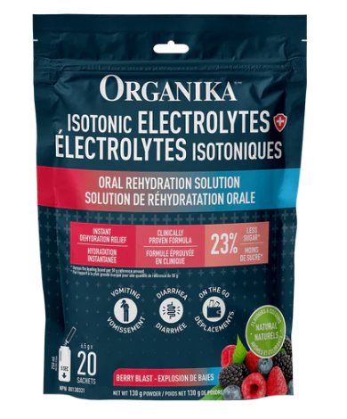 Organika Isotonic Electrolytes Berry Blast, 130G