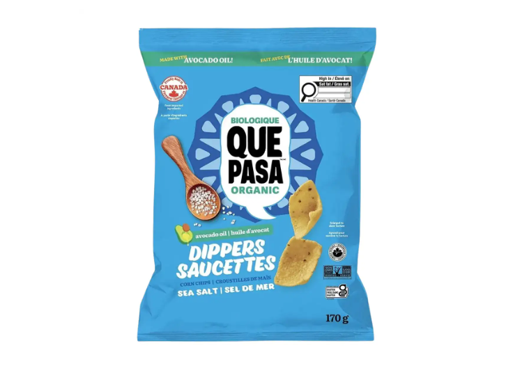Que Pasa Organic Salted Dippers Tortilla Chips, 170G