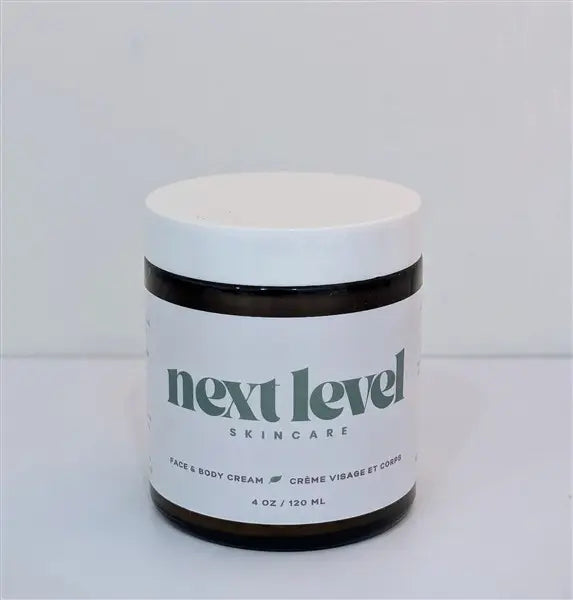 Next Level Skin Care Face And Body Cream, 4Oz