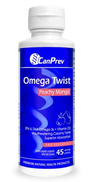 Canprev - Omega Twist Peachy Mango, 225Ml