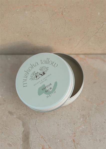 Muskoka Tallow Vapour Balm (Grass Fed/Finished) 1Oz