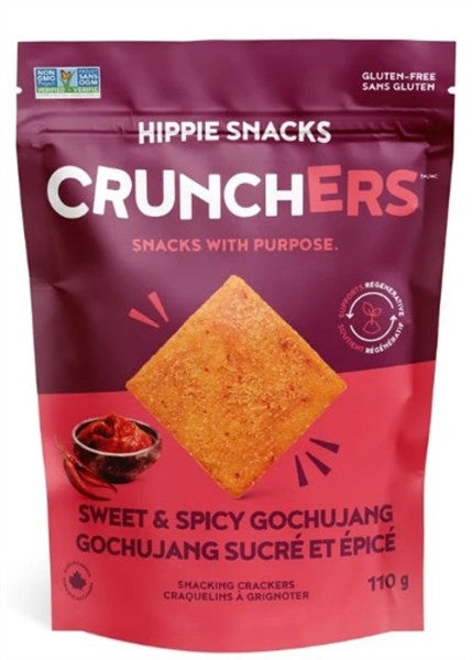 Hippie Snacks Crunchers - Sweet & Spicy Gochujang, 110G