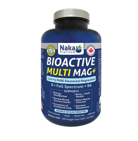 Naka Bioactive Multi Mag+, 230Caps