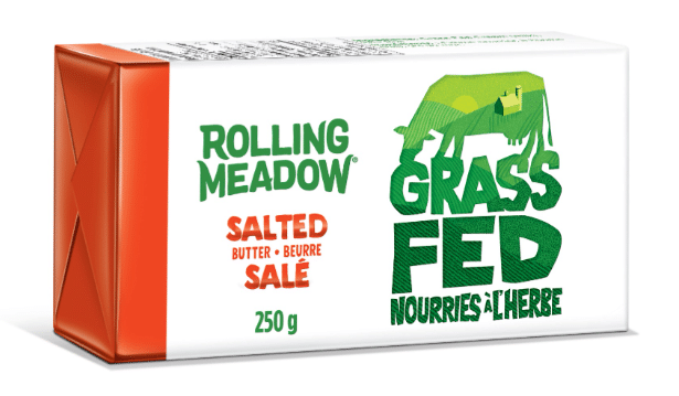 Rolling Meadow Grassfed Salted Butter, 250G