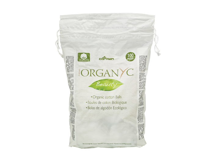 Organyc Beauty Cotton Balls, 100Ct