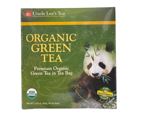 Uncle Lee's Organic Green Tea, 40Bags