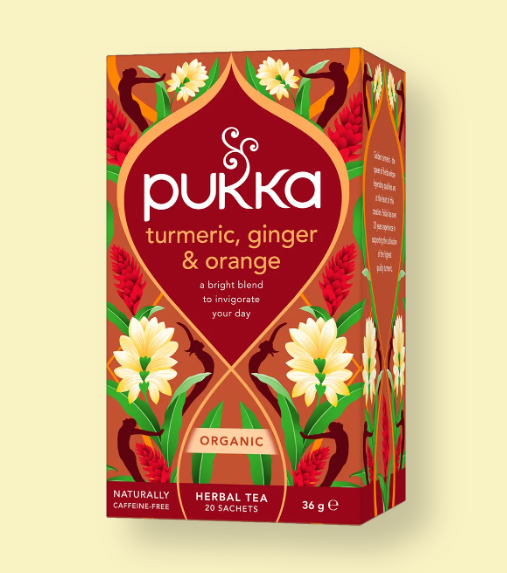Pukka - Turmeric Ginger & Orange Tea, 20 Bags