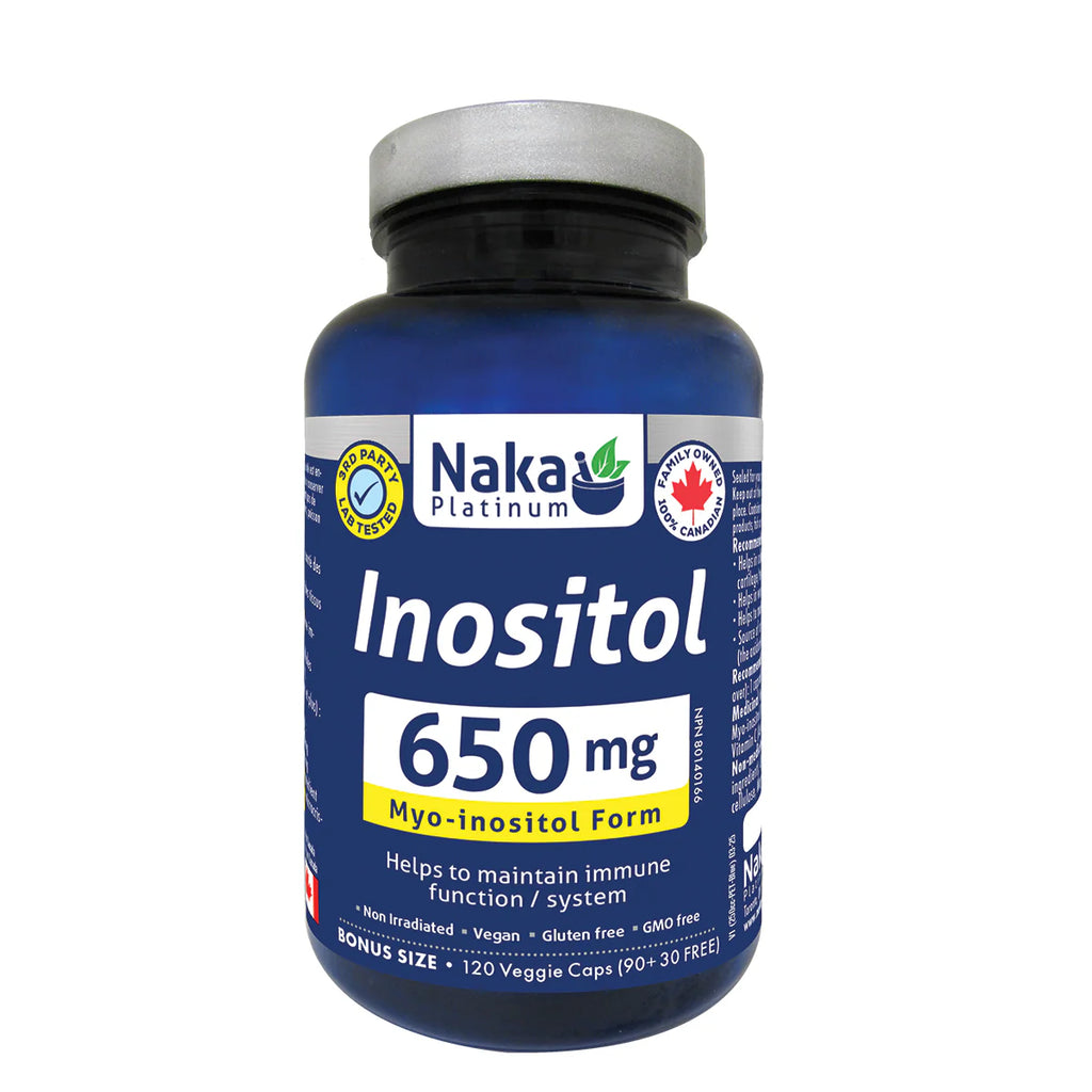 Naka Inositol 650Mg 120Vcap