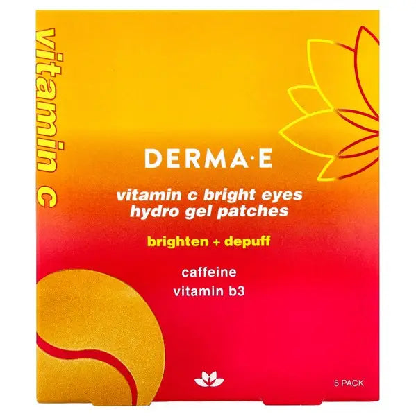 Derma - E Vitamin C Bright Eyes Hydro Gel Patches, 5Pk