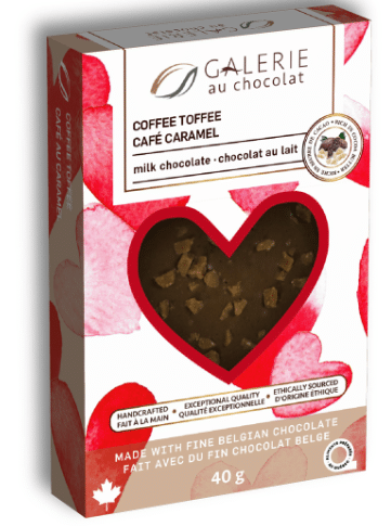 Galerie Valentine - Art Coffee Toffee Chocolate Bark, 40G