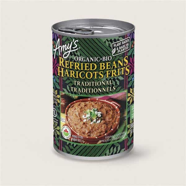 AMYS Org Traditional Refried Beans 398Ml